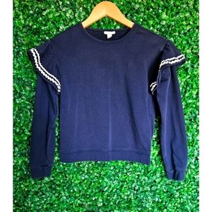 J.Crew Girls Ricrac Sweatshirt